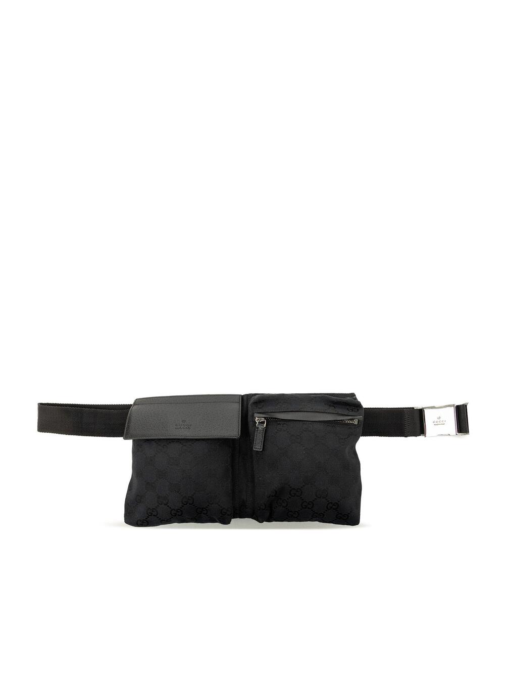 Gucci Gg Canvas Double Pocket Belt Bag #358911G63B